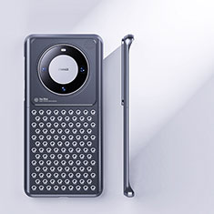 Handyhülle Hülle Luxus Aluminium Metall Tasche für Huawei Mate 60 Dunkelgrau