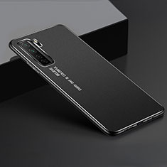 Handyhülle Hülle Luxus Aluminium Metall Tasche für Huawei Nova 7 SE 5G Schwarz