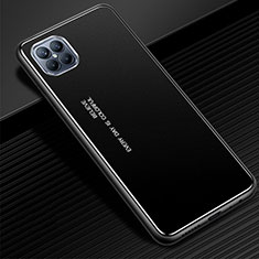 Handyhülle Hülle Luxus Aluminium Metall Tasche für Huawei Nova 8 SE 5G Schwarz