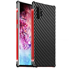 Handyhülle Hülle Luxus Aluminium Metall Tasche für Samsung Galaxy Note 10 Plus 5G Rot