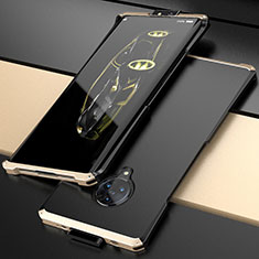Handyhülle Hülle Luxus Aluminium Metall Tasche für Vivo Nex 3 Gold