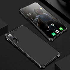 Handyhülle Hülle Luxus Aluminium Metall Tasche für Xiaomi Mi 9 Pro 5G Schwarz