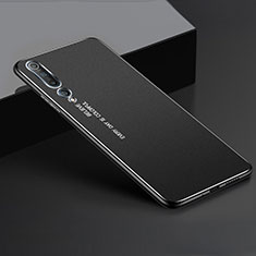 Handyhülle Hülle Luxus Aluminium Metall Tasche M01 für Xiaomi Mi 10 Schwarz
