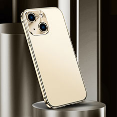 Handyhülle Hülle Luxus Aluminium Metall Tasche M02 für Apple iPhone 13 Gold
