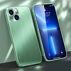 Handyhülle Hülle Luxus Aluminium Metall Tasche M03 für Apple iPhone 13 Grün
