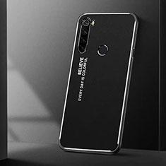 Handyhülle Hülle Luxus Aluminium Metall Tasche T01 für Xiaomi Redmi Note 8 Schwarz