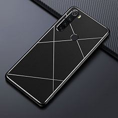 Handyhülle Hülle Luxus Aluminium Metall Tasche T03 für Xiaomi Redmi Note 8T Schwarz