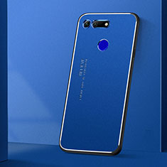 Handyhülle Hülle Luxus Aluminium Metall Tasche T04 für Huawei Honor View 20 Blau