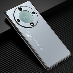 Handyhülle Hülle Luxus Aluminium Metall und Silikon Rahmen Tasche JL2 für Huawei Honor Magic5 Lite 5G Blau