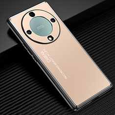 Handyhülle Hülle Luxus Aluminium Metall und Silikon Rahmen Tasche JL2 für Huawei Honor Magic5 Lite 5G Gold