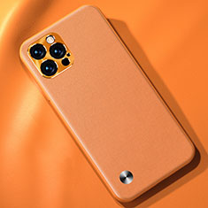 Handyhülle Hülle Luxus Leder Schutzhülle A05 für Apple iPhone 13 Pro Max Orange