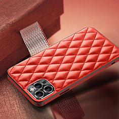 Handyhülle Hülle Luxus Leder Schutzhülle A07 für Apple iPhone 13 Pro Max Rot