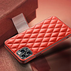 Handyhülle Hülle Luxus Leder Schutzhülle A07 für Apple iPhone 14 Pro Max Rot