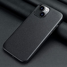 Handyhülle Hülle Luxus Leder Schutzhülle A09 für Apple iPhone 14 Schwarz