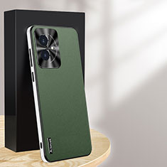 Handyhülle Hülle Luxus Leder Schutzhülle AT1 für Huawei Honor 100 5G Grün