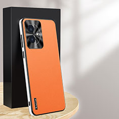 Handyhülle Hülle Luxus Leder Schutzhülle AT1 für Huawei Honor 100 5G Orange