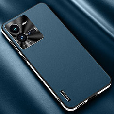 Handyhülle Hülle Luxus Leder Schutzhülle AT2 für Vivo iQOO 10 Pro 5G Blau