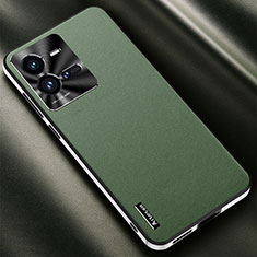 Handyhülle Hülle Luxus Leder Schutzhülle AT2 für Vivo iQOO 10 Pro 5G Grün