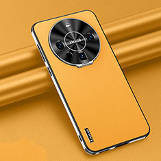 Handyhülle Hülle Luxus Leder Schutzhülle AT3 für Huawei Mate 60 Gelb