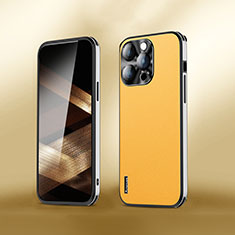 Handyhülle Hülle Luxus Leder Schutzhülle AT6 für Apple iPhone 14 Pro Gelb