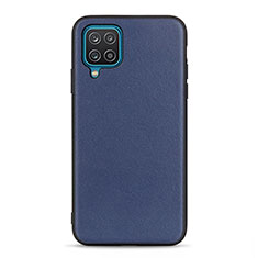 Handyhülle Hülle Luxus Leder Schutzhülle B01H für Samsung Galaxy A12 Blau