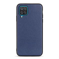 Handyhülle Hülle Luxus Leder Schutzhülle B01H für Samsung Galaxy A12 Nacho Blau