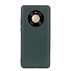 Handyhülle Hülle Luxus Leder Schutzhülle B02H für Huawei Mate 40 Pro Grün