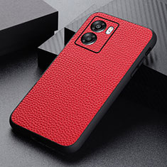 Handyhülle Hülle Luxus Leder Schutzhülle B02H für Oppo A56S 5G Rot