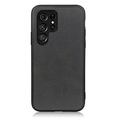 Handyhülle Hülle Luxus Leder Schutzhülle B03H für Samsung Galaxy S21 Ultra 5G Schwarz