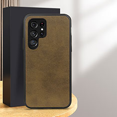 Handyhülle Hülle Luxus Leder Schutzhülle B03H für Samsung Galaxy S24 Ultra 5G Grün