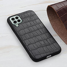 Handyhülle Hülle Luxus Leder Schutzhülle B04H für Samsung Galaxy M33 5G Schwarz