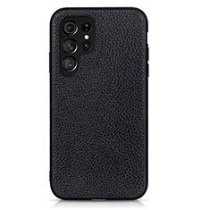 Handyhülle Hülle Luxus Leder Schutzhülle B05H für Samsung Galaxy S21 Ultra 5G Schwarz