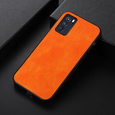 Handyhülle Hülle Luxus Leder Schutzhülle B06H für Oppo Reno6 Pro 5G India Orange