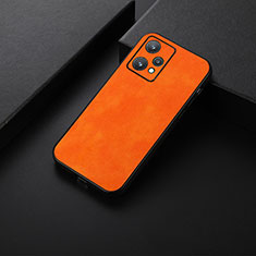 Handyhülle Hülle Luxus Leder Schutzhülle B06H für Realme 9 5G Orange