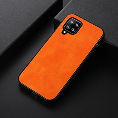 Handyhülle Hülle Luxus Leder Schutzhülle B06H für Samsung Galaxy A42 5G Orange