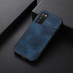 Handyhülle Hülle Luxus Leder Schutzhülle B06H für Samsung Galaxy M02s Blau