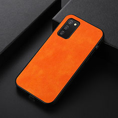 Handyhülle Hülle Luxus Leder Schutzhülle B06H für Samsung Galaxy M02s Orange