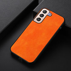 Handyhülle Hülle Luxus Leder Schutzhülle B06H für Samsung Galaxy S21 5G Orange