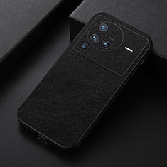Handyhülle Hülle Luxus Leder Schutzhülle B06H für Vivo X80 Pro 5G Schwarz