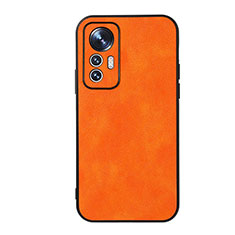 Handyhülle Hülle Luxus Leder Schutzhülle B06H für Xiaomi Mi 12S 5G Orange