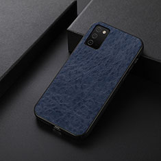 Handyhülle Hülle Luxus Leder Schutzhülle B07H für Samsung Galaxy A02s Blau