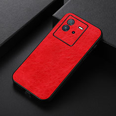 Handyhülle Hülle Luxus Leder Schutzhülle B07H für Vivo iQOO Neo6 5G Rot
