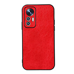 Handyhülle Hülle Luxus Leder Schutzhülle B07H für Xiaomi Mi 12S 5G Rot