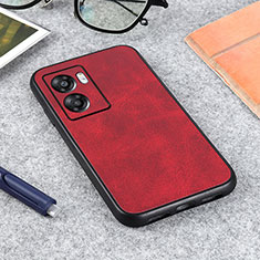 Handyhülle Hülle Luxus Leder Schutzhülle B08H für Oppo A56S 5G Rot