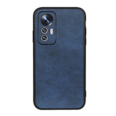 Handyhülle Hülle Luxus Leder Schutzhülle B08H für Xiaomi Mi 12X 5G Blau