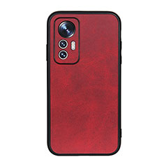 Handyhülle Hülle Luxus Leder Schutzhülle B08H für Xiaomi Mi 12X 5G Rot