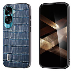 Handyhülle Hülle Luxus Leder Schutzhülle BH4 für Huawei Honor 90 Lite 5G Blau