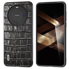 Handyhülle Hülle Luxus Leder Schutzhülle BH4 für Huawei Mate 60 Pro+ Plus Schwarz