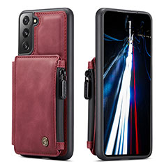 Handyhülle Hülle Luxus Leder Schutzhülle C01S für Samsung Galaxy S23 5G Rot