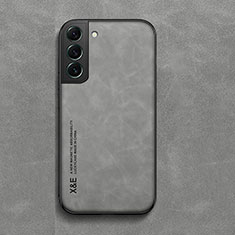 Handyhülle Hülle Luxus Leder Schutzhülle C02 für Samsung Galaxy S23 5G Grau